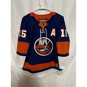 NY Islanders Andrew Ladd #15 Jersey L/XL Blue Orange NHL Licensed